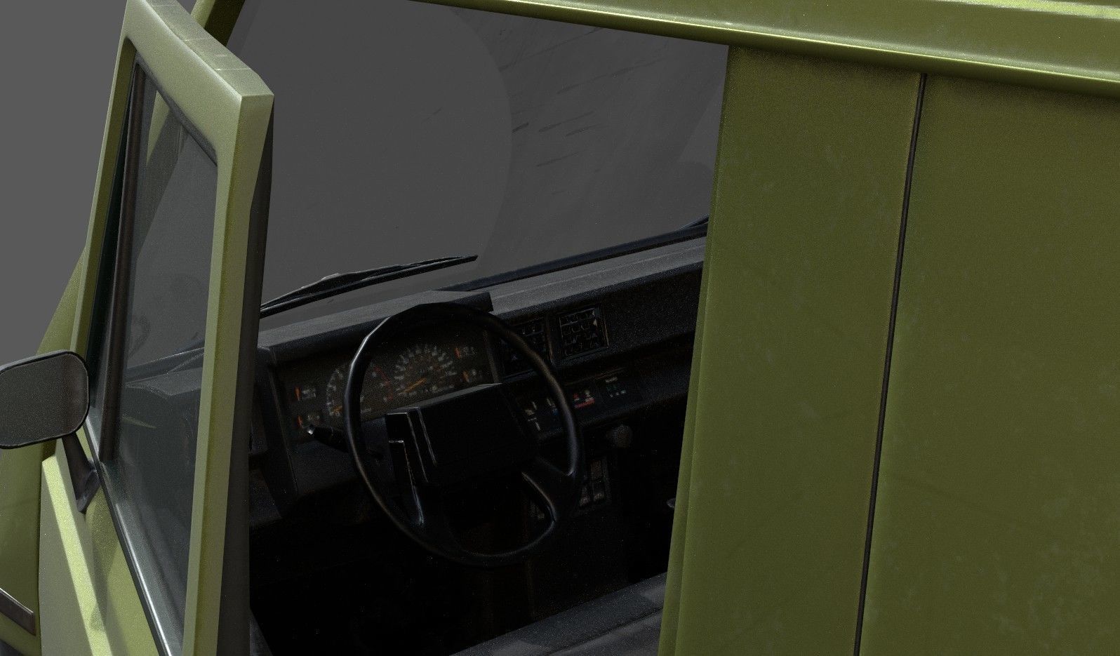 Van Vehicle Pack for Unity 3D Low-poly 3D model_18