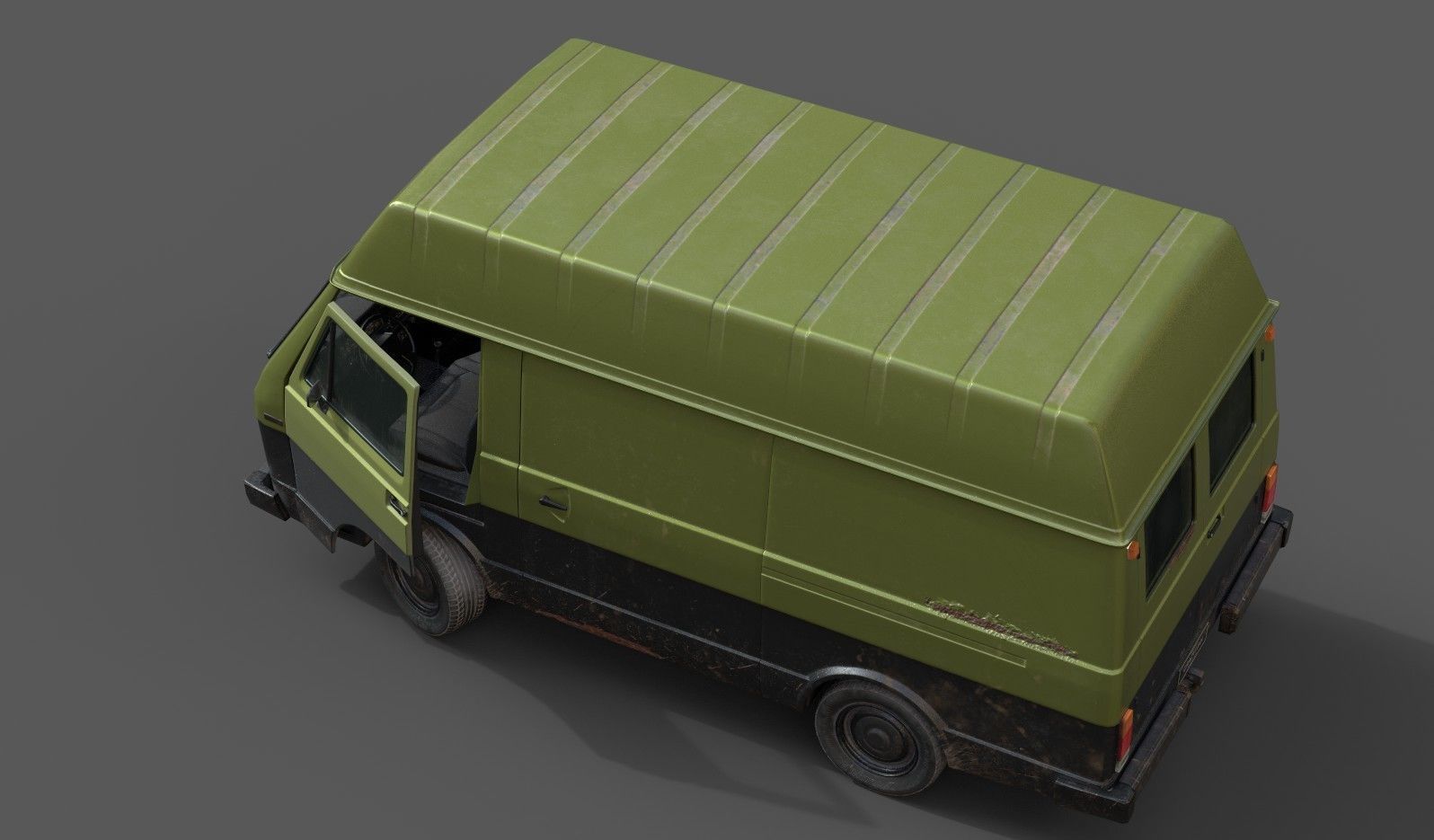 Van Vehicle Pack for Unity 3D Low-poly 3D model_20