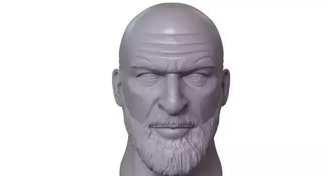 Quadriple C 3D printable portrait sculpture 3D print model