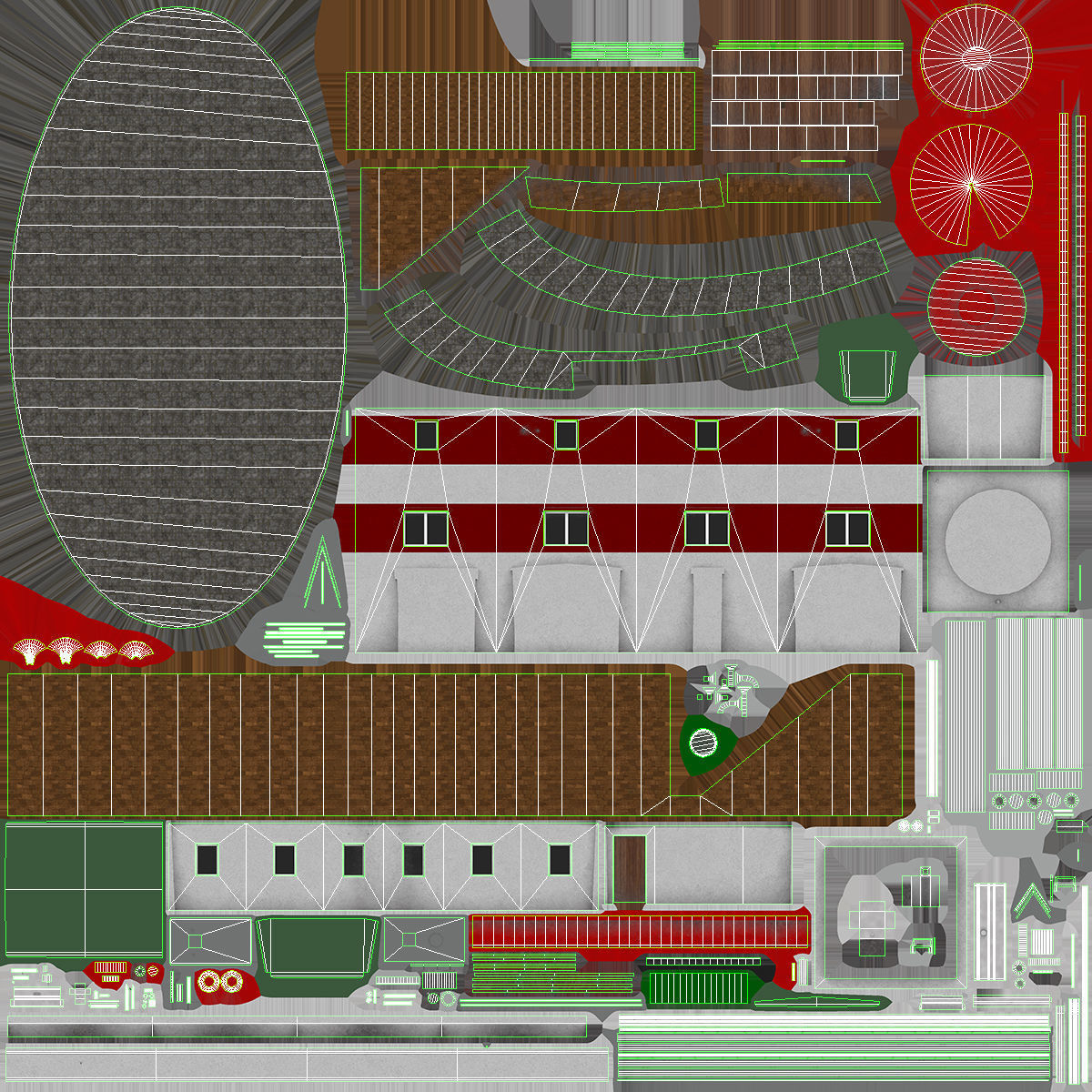 Light House Drogden Low-poly 3D model_18