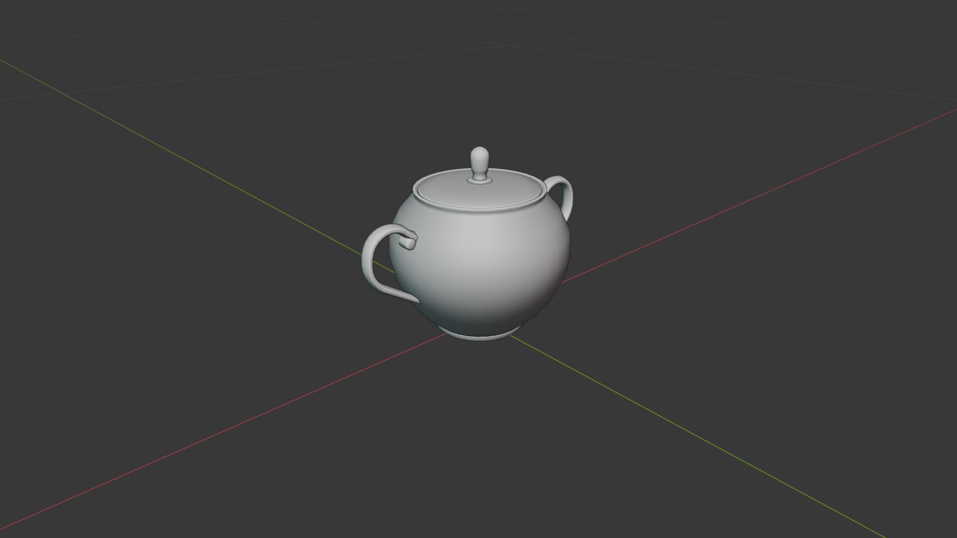 China Tea Set Low-poly 3D model_15