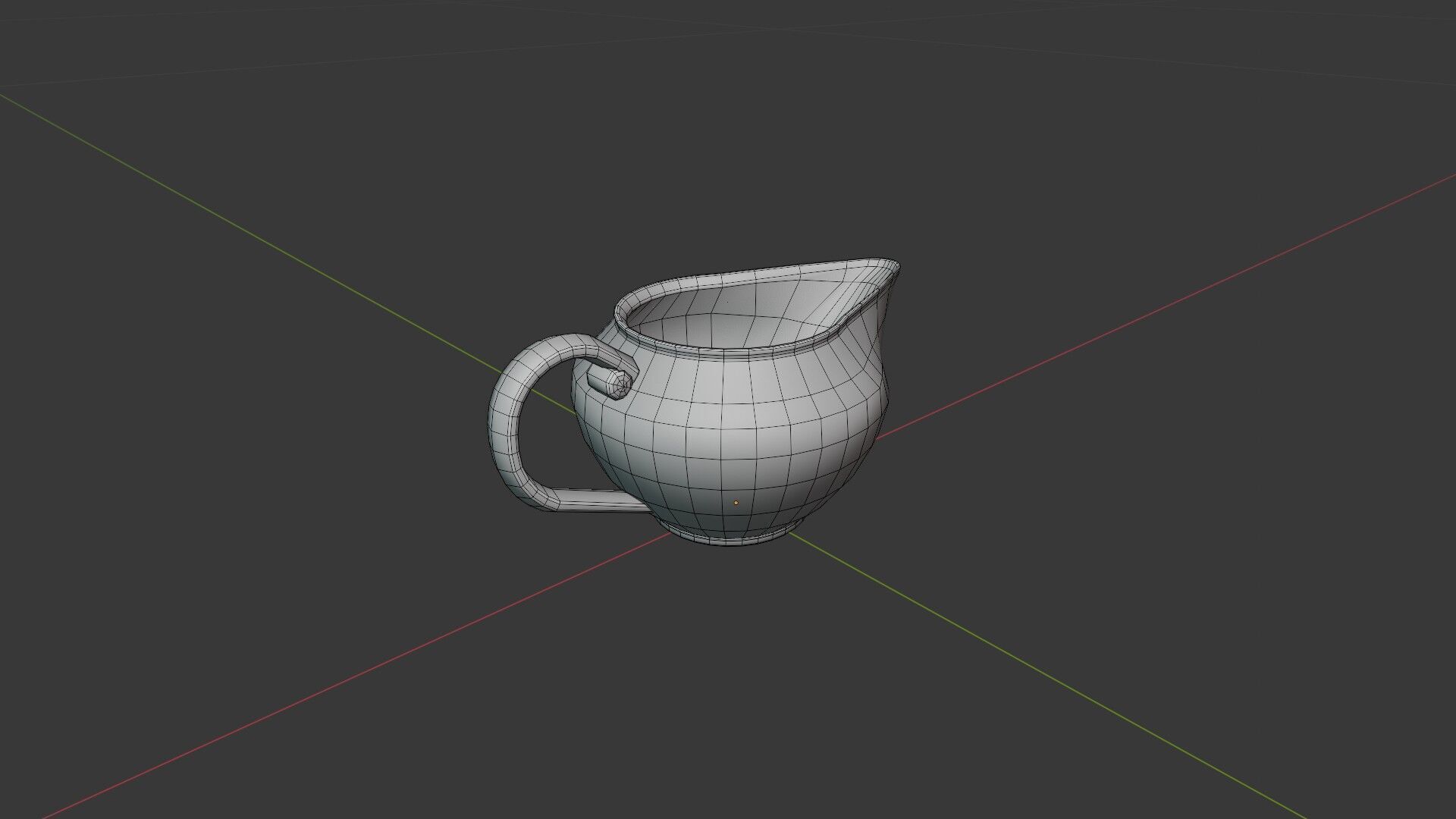 China Tea Set Low-poly 3D model_19