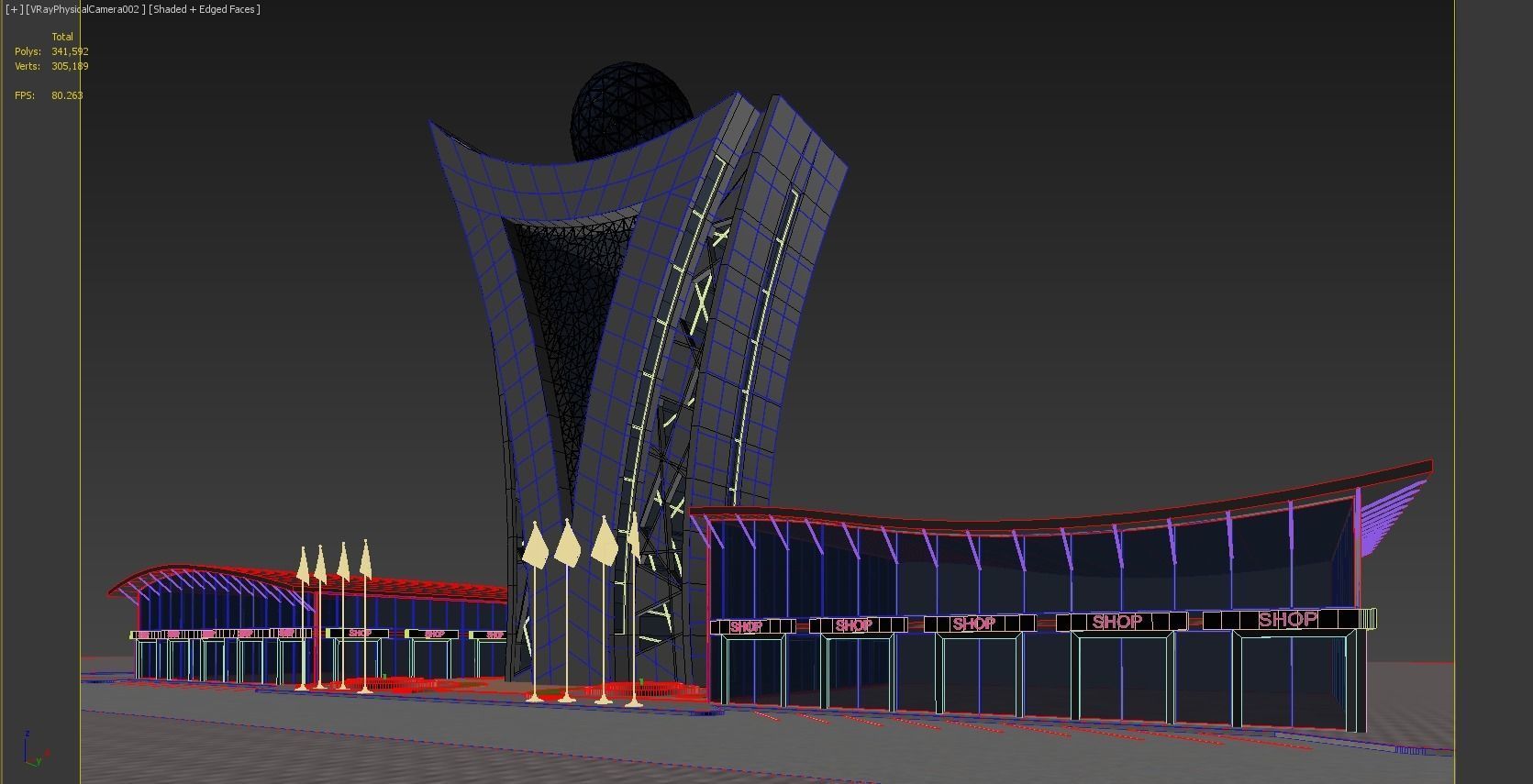 Building skyscraper 3D model_5