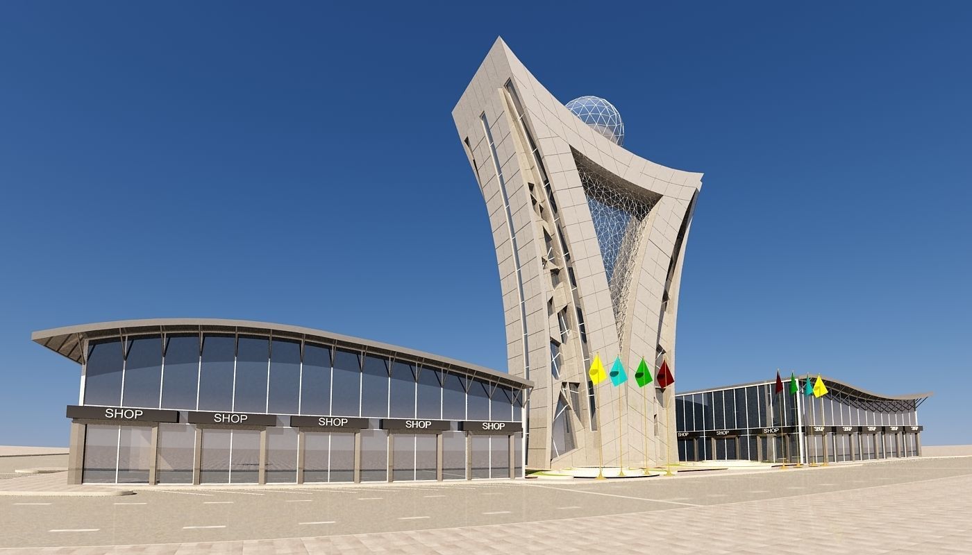 Building skyscraper 3D model_2