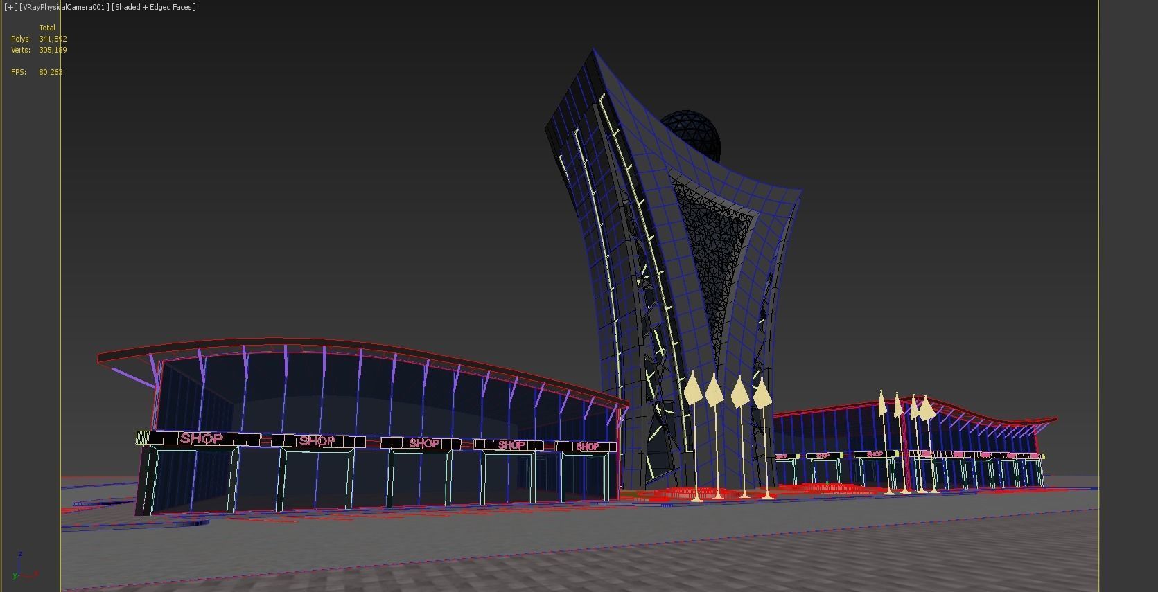 Building skyscraper 3D model_4