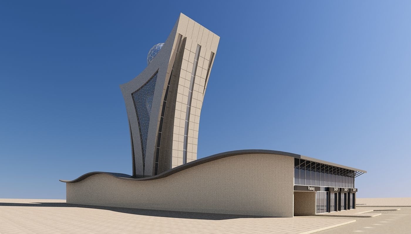 Building skyscraper 3D model_3