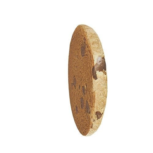 Chocolate Chip Cookie Low-poly 3D model 5