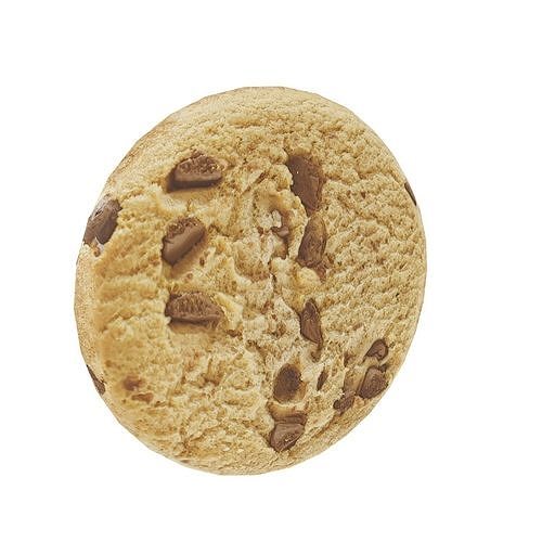 Chocolate Chip Cookie Low-poly 3D model 2