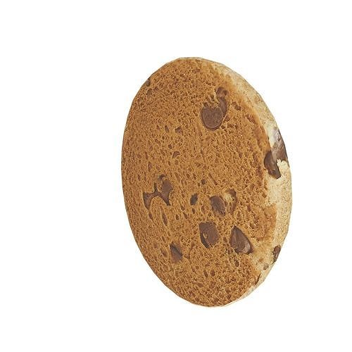 Chocolate Chip Cookie Low-poly 3D model 6