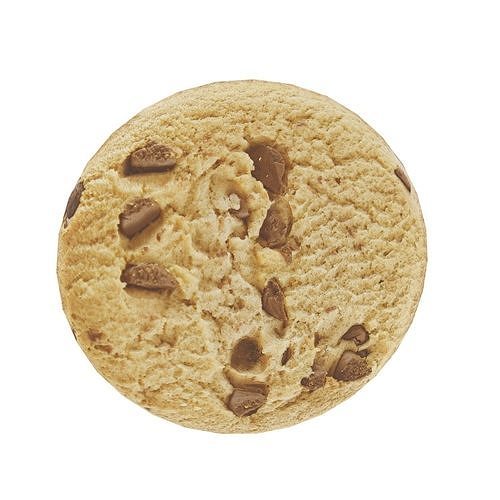 Chocolate Chip Cookie Low-poly 3D model