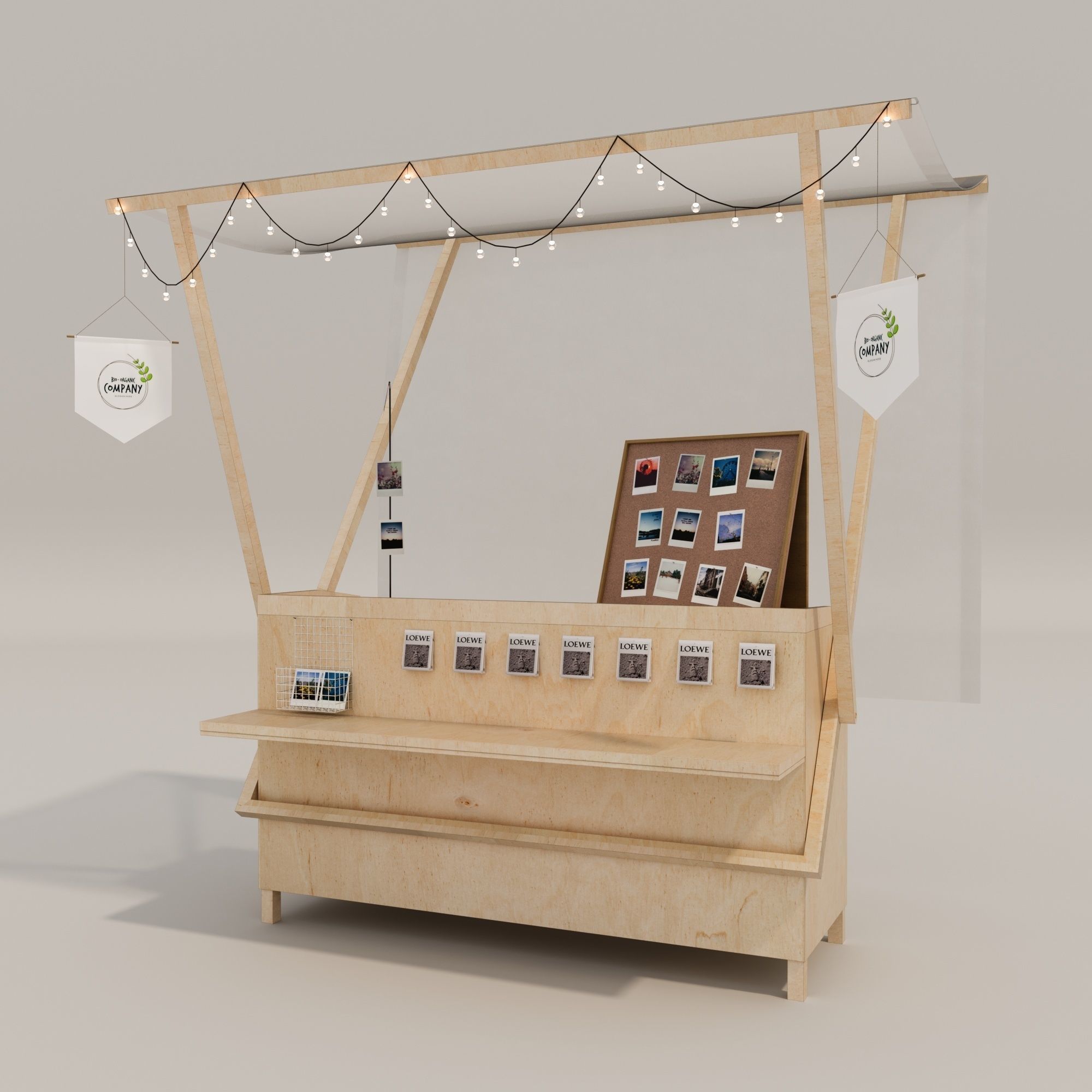 Kiosks for fairs