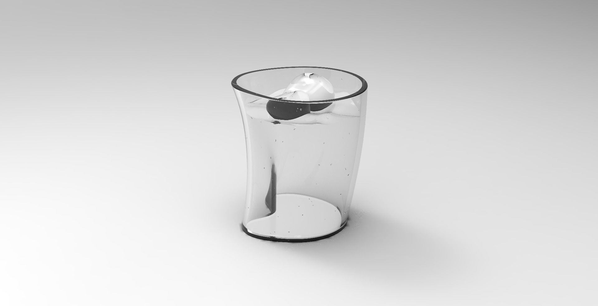 Glass Design Low-poly 3D model_12