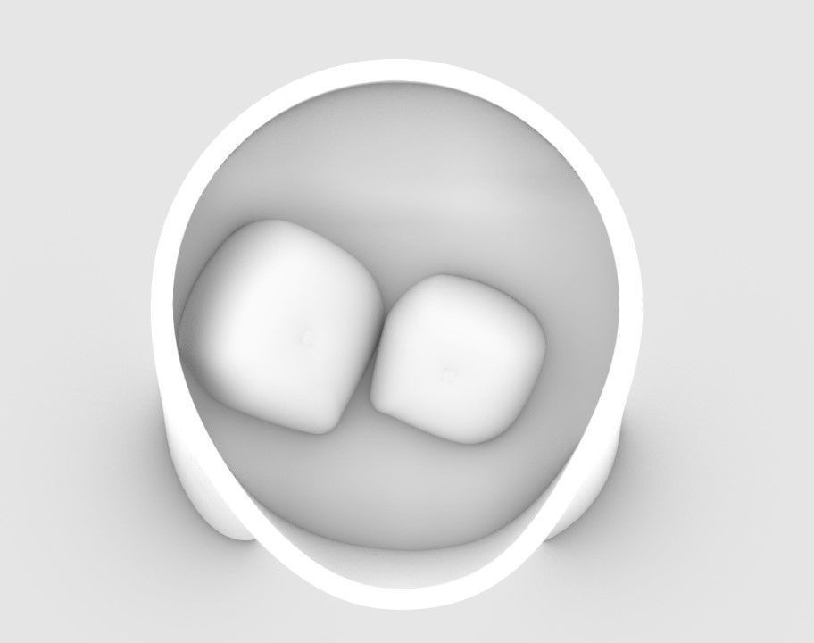 Glass Design Low-poly 3D model_3