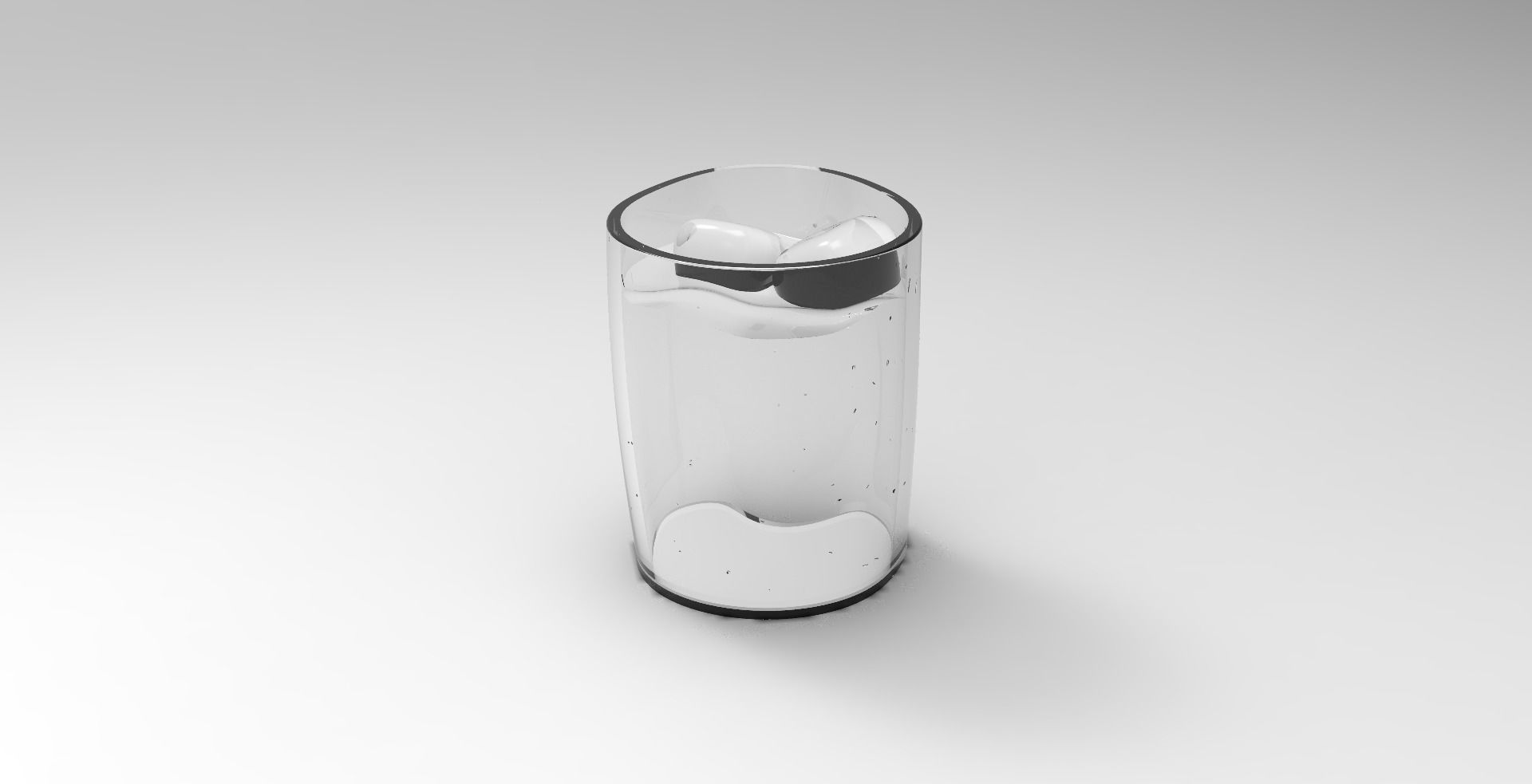 Glass Design Low-poly 3D model_11