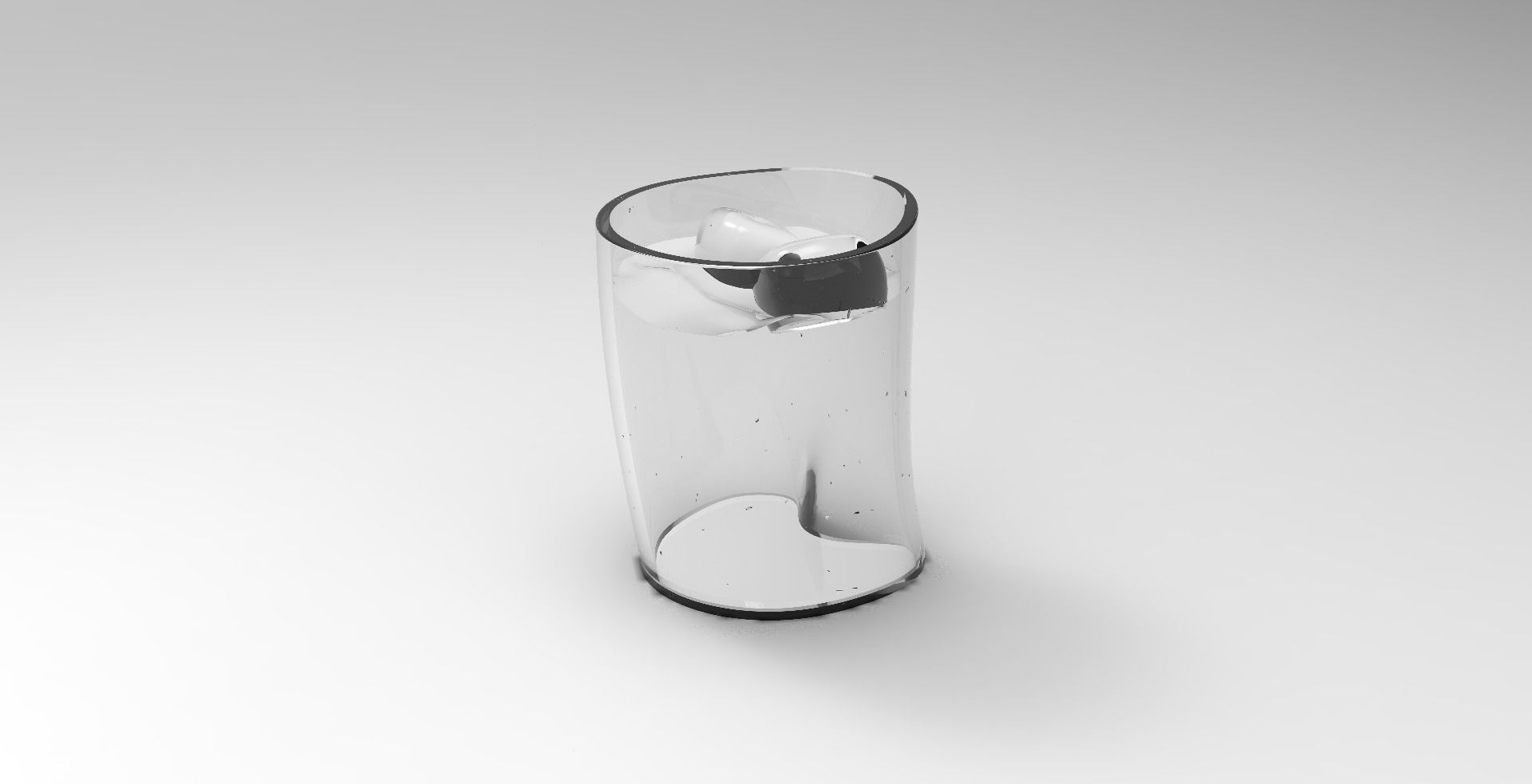 Glass Design Low-poly 3D model_10