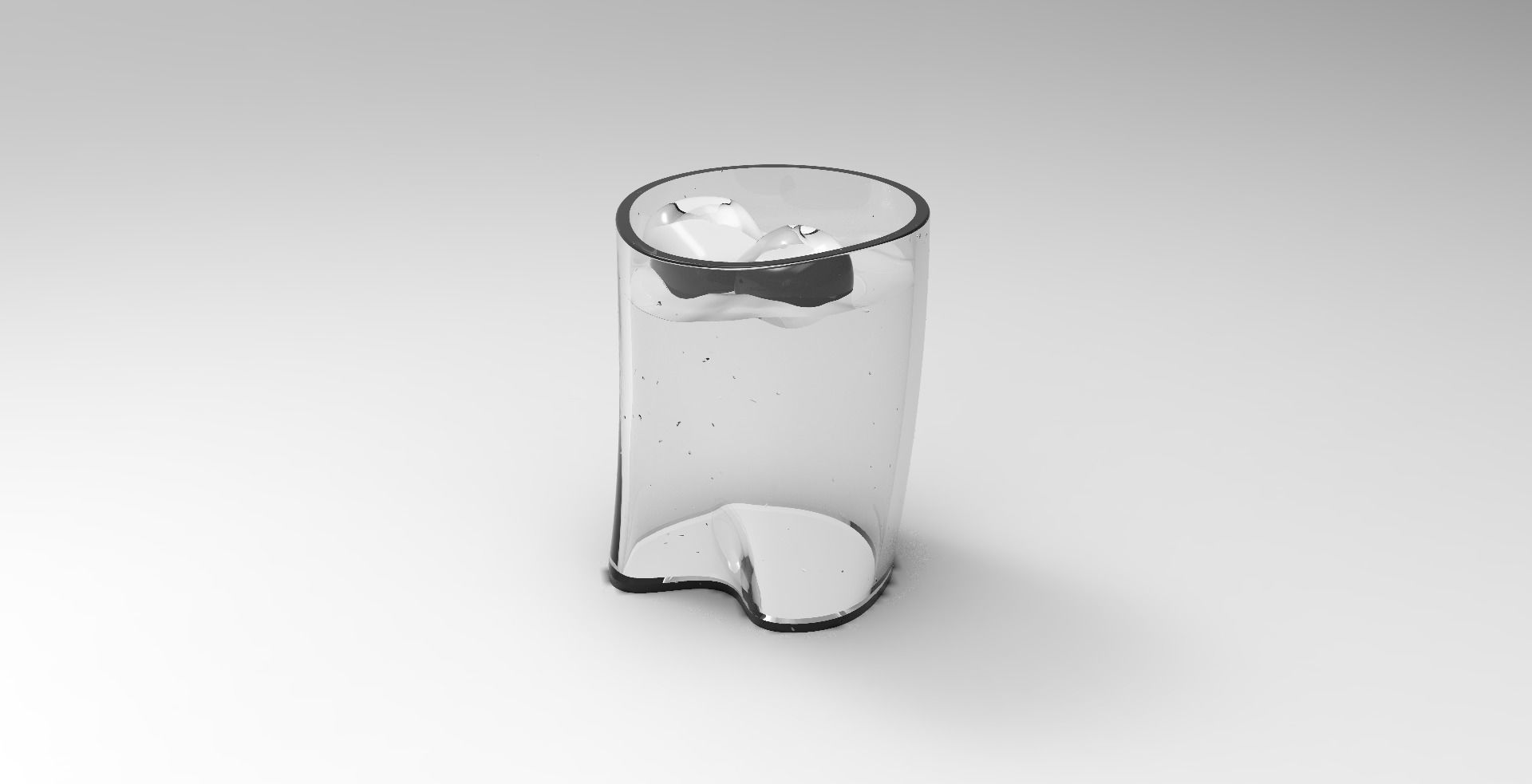 Glass Design Low-poly 3D model_13