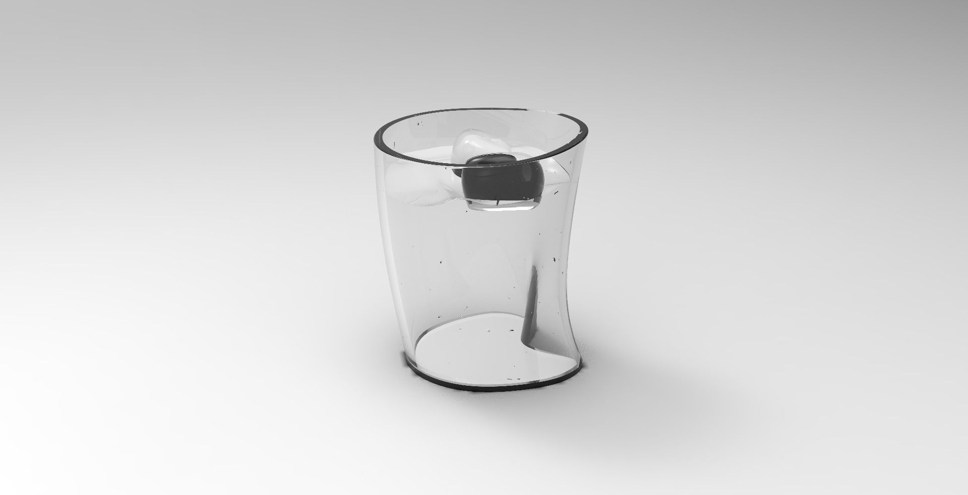 Glass Design Low-poly 3D model_9