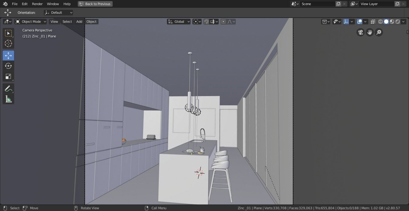 Kitchen Project Files Free 3D model_1