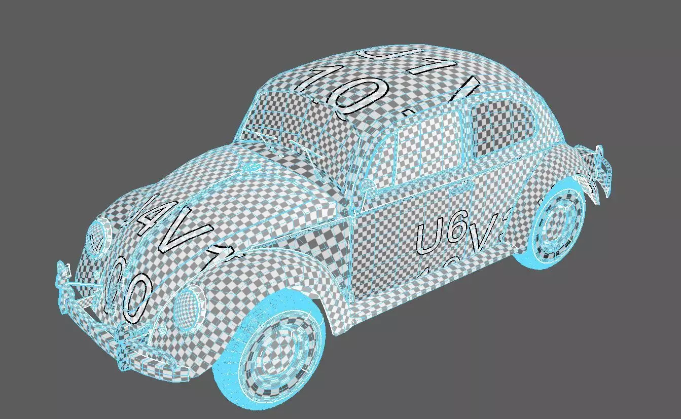 classic volkswagen beetle 3D model