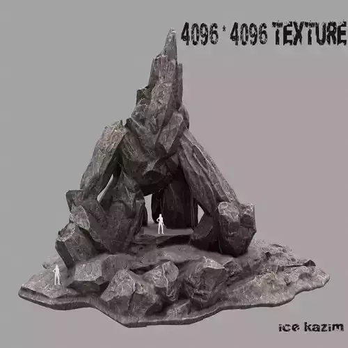 mountain stone statue