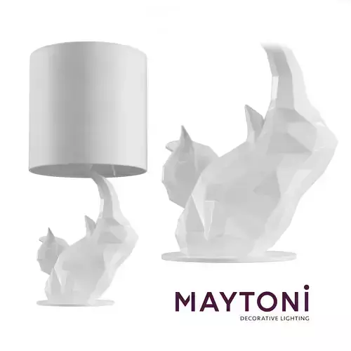 Table Lamp Nashorn MOD470-TL-01-W Maytoni Modern Free 3D model