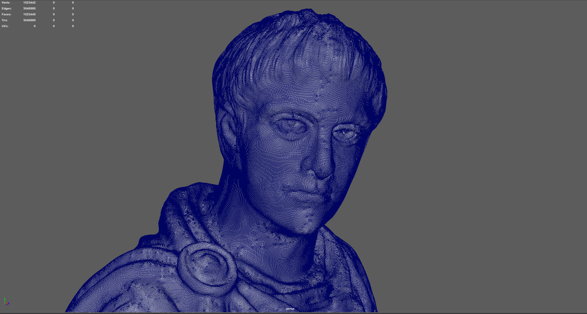 Constantine Emperor Bust 3D print model_7