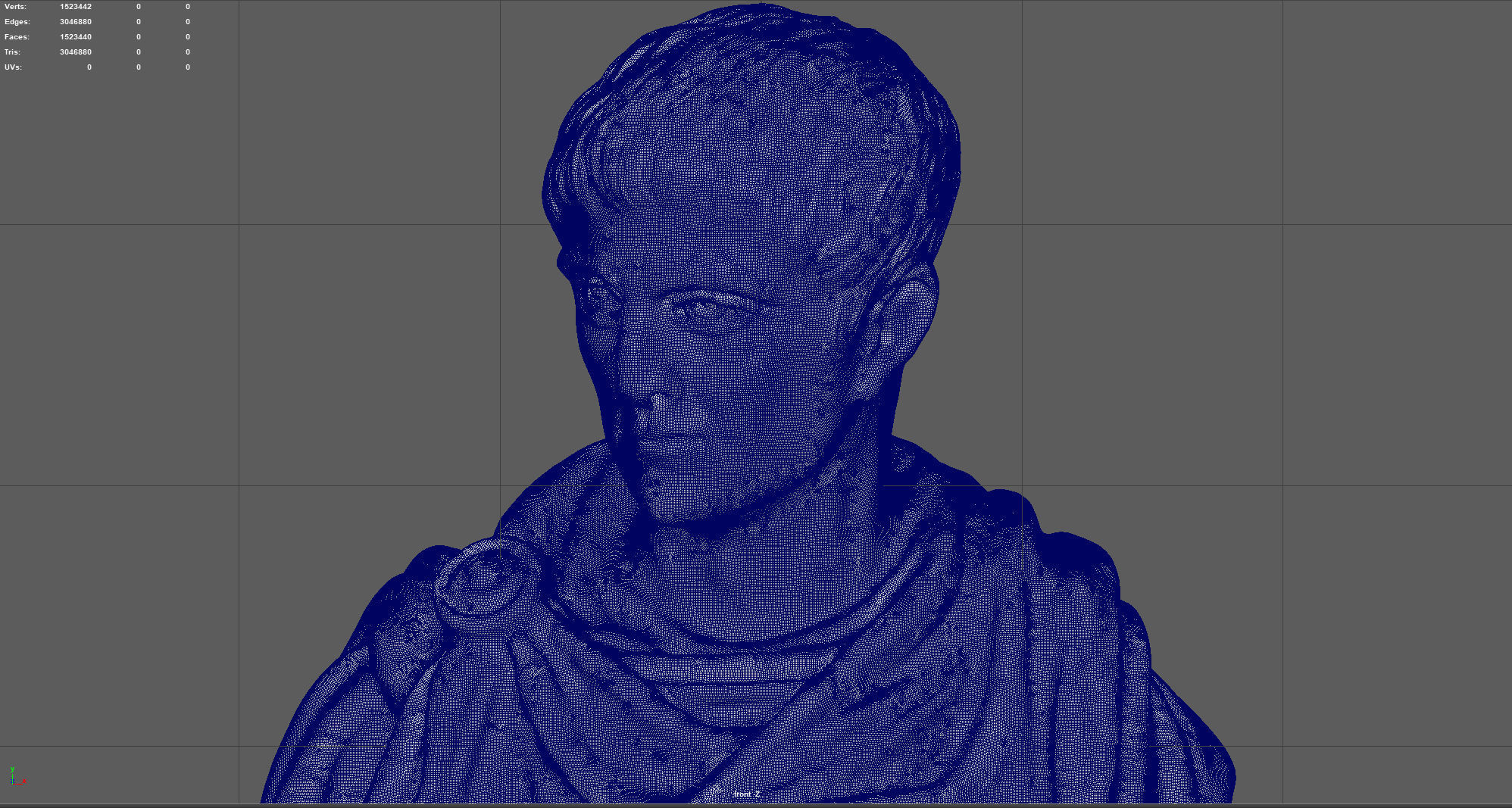 Constantine Emperor Bust 3D print model_9
