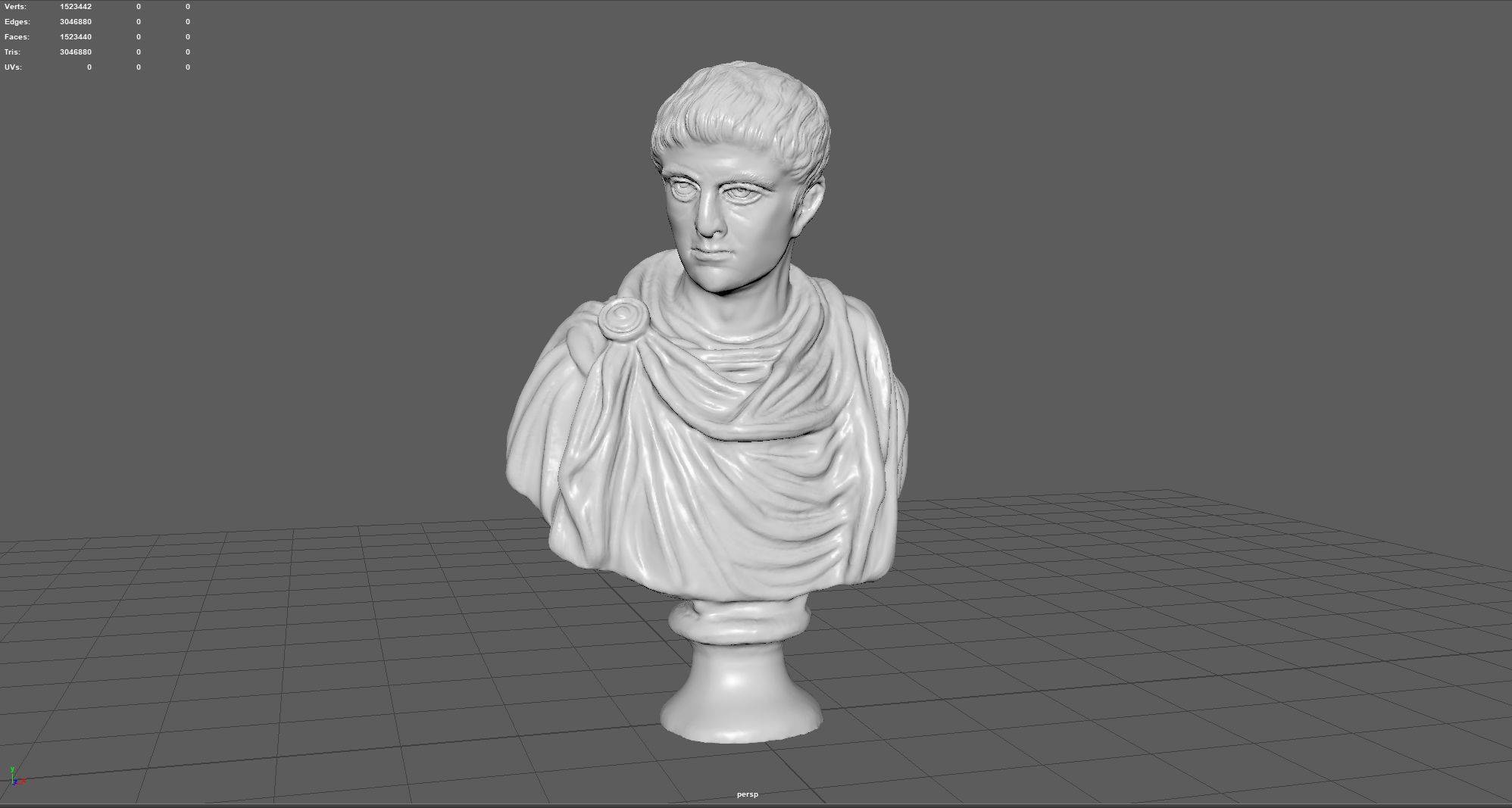 Constantine Emperor Bust 3D print model_2