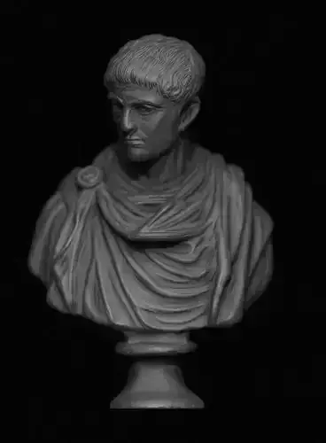 Constantine Emperor Bust 3D print model