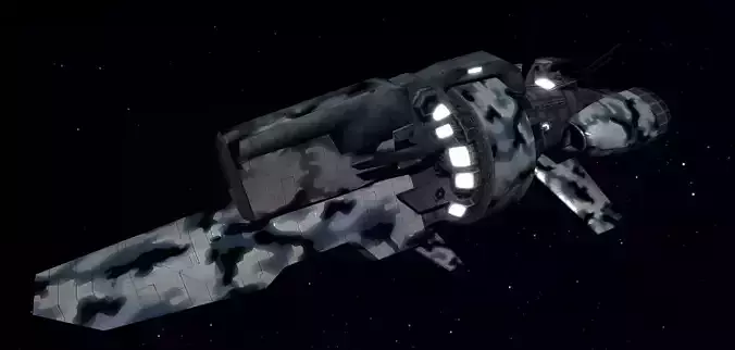 CX 4SV TRIDENT Low-poly 3D model