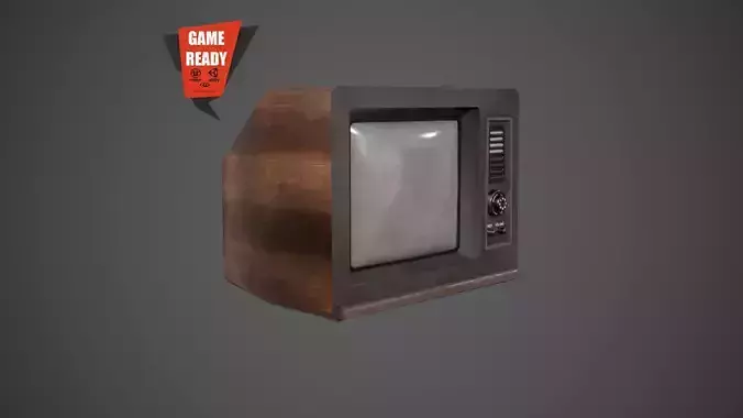 TV Retro PBR LowPoly