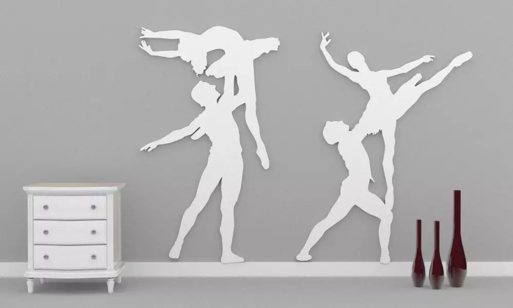 Wall Decoration 2 Low-poly Low-poly 3D model