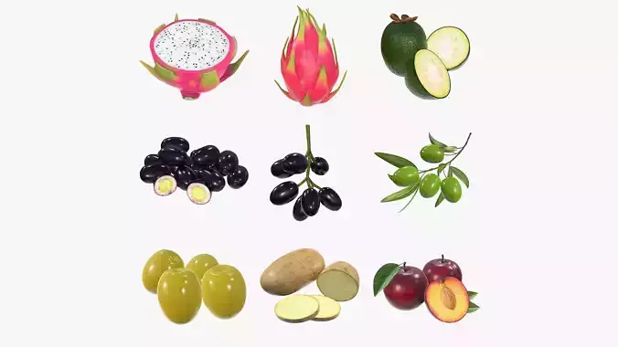 Food Vol 04 3D Model Collection