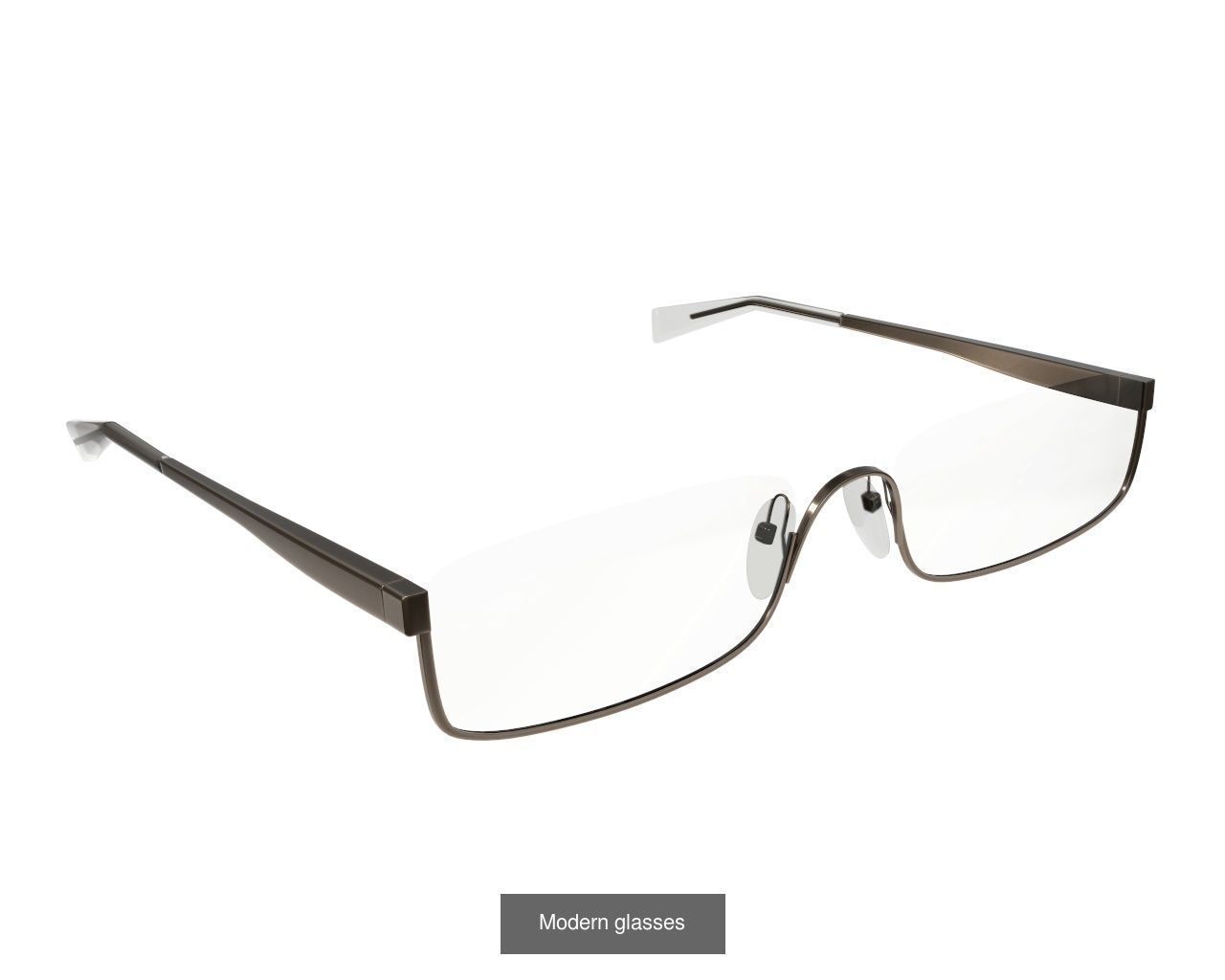 Glasses collection pair of with frames and clear lenses _32