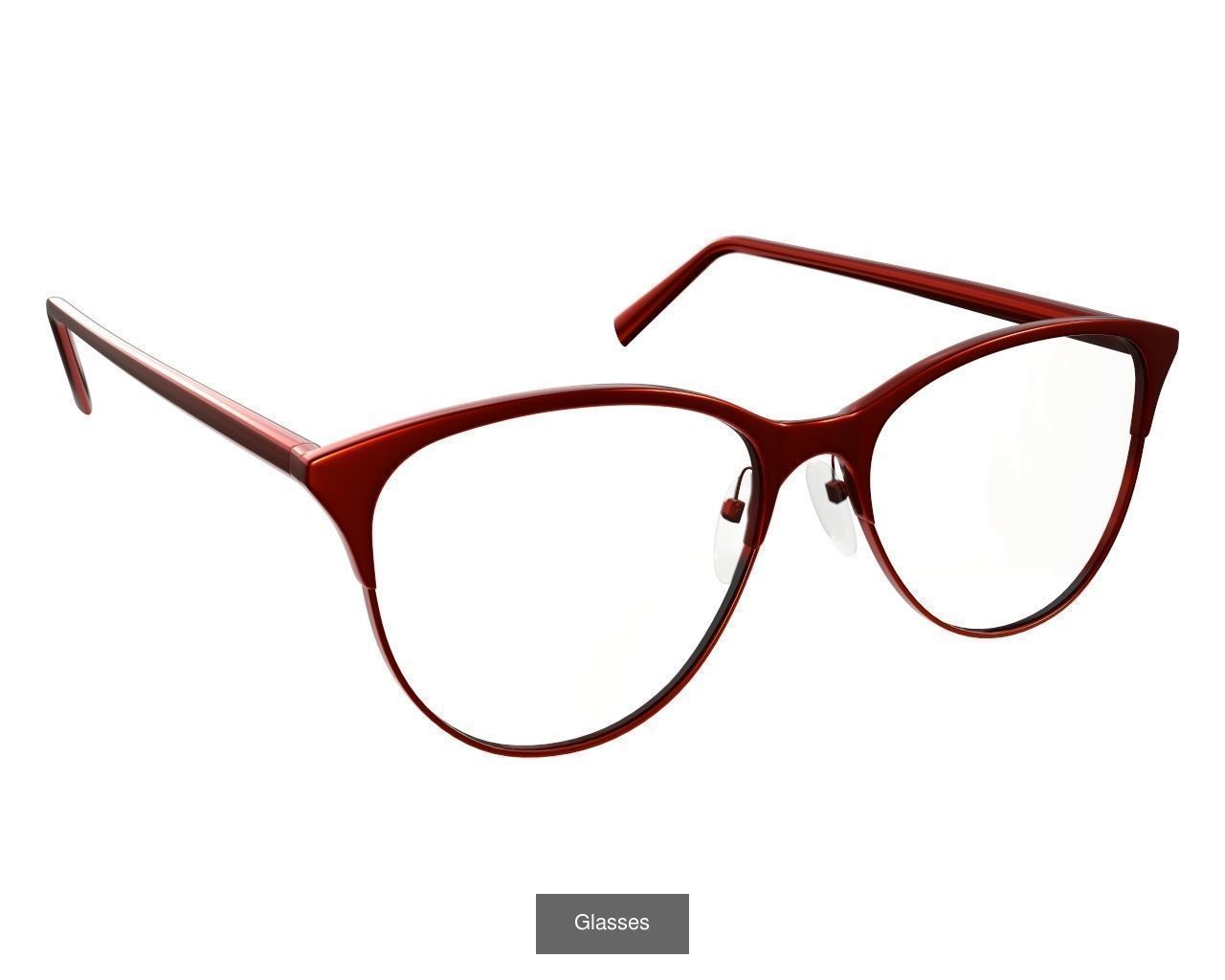 Glasses collection pair of with frames and clear lenses _24