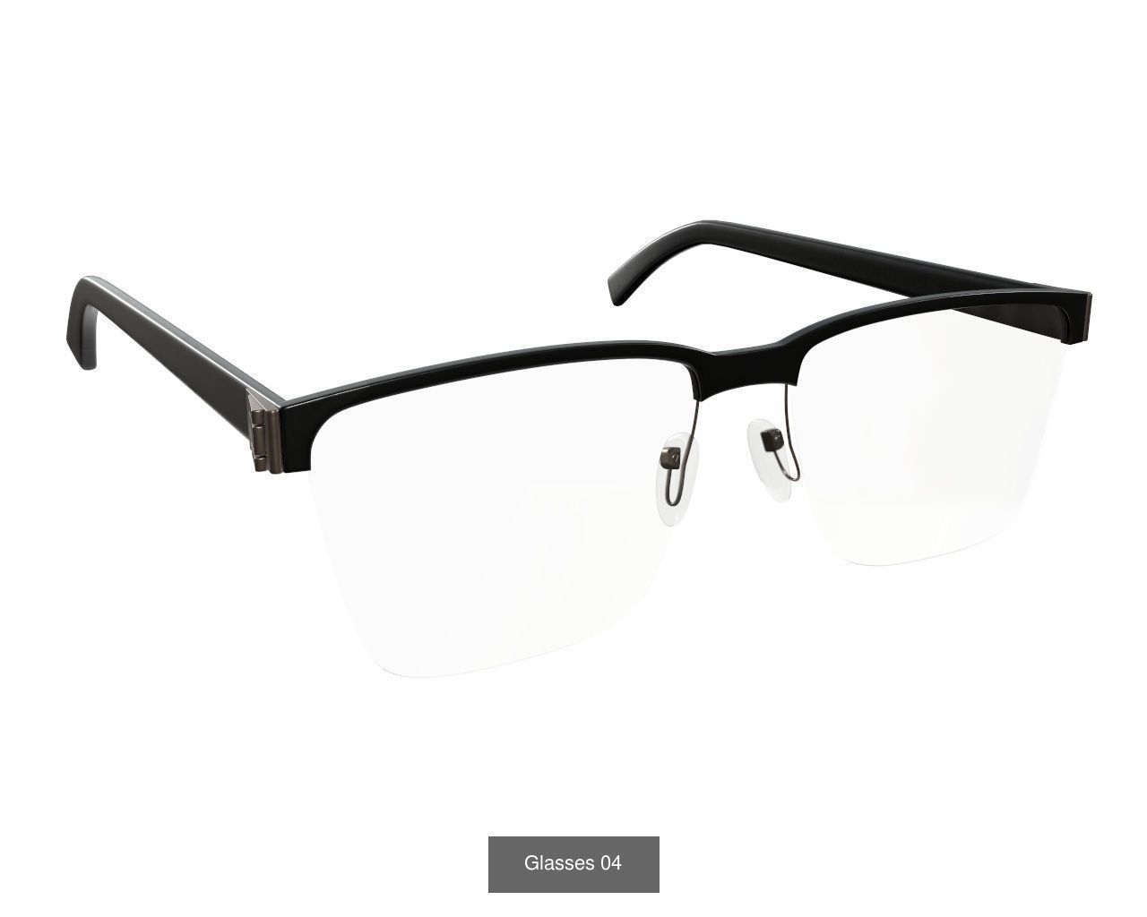 Glasses collection pair of with frames and clear lenses _27