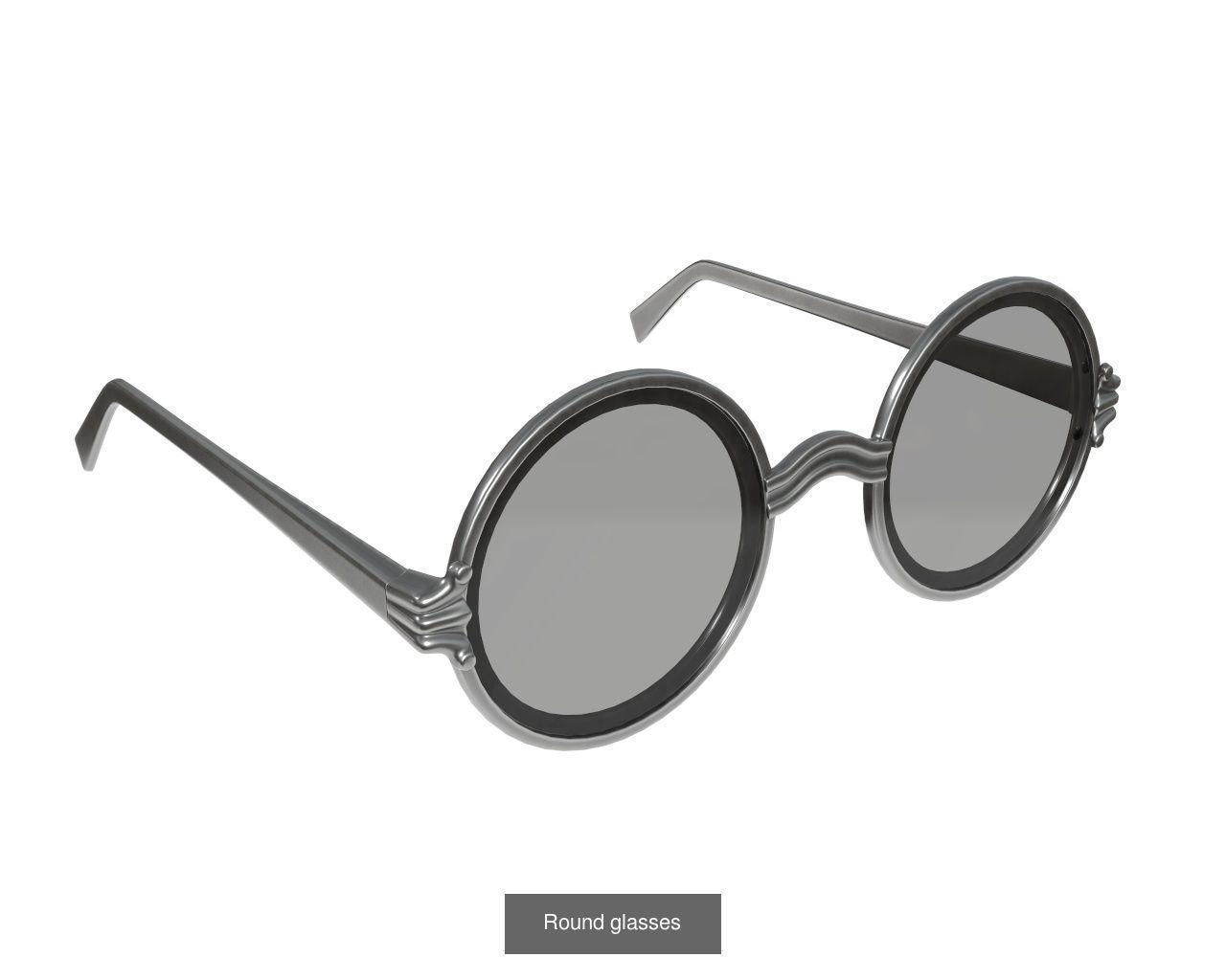 Glasses collection pair of with frames and clear lenses _37