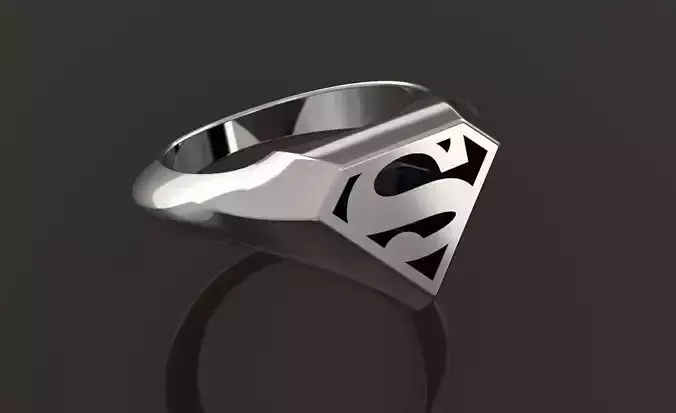 Superman Logo ring 