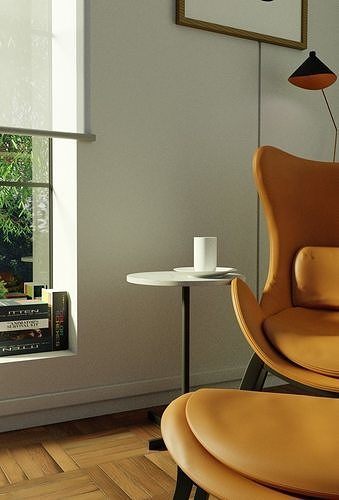Lounge Room  3D model 4