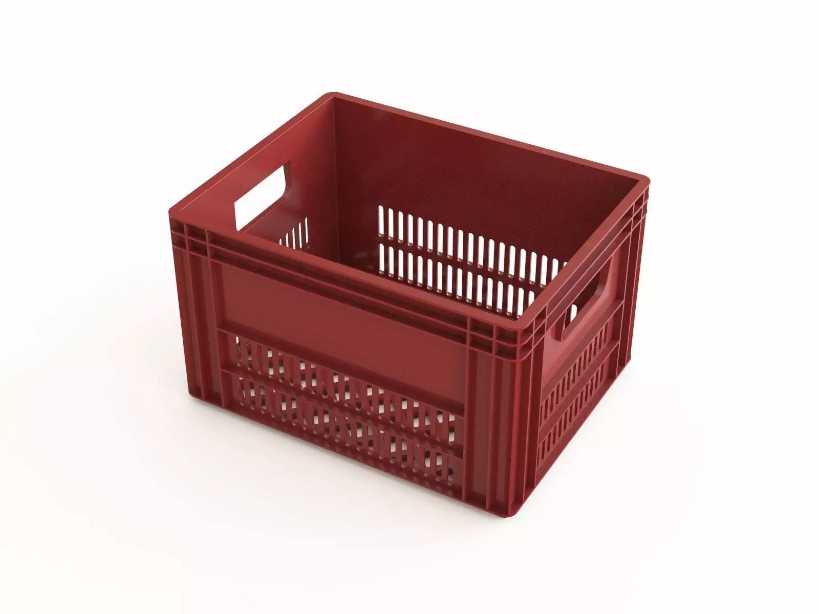 Plastic crate 29 3D model_0