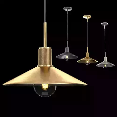 UTILITAIRE SLOPE METAL SHADE PENDANT
