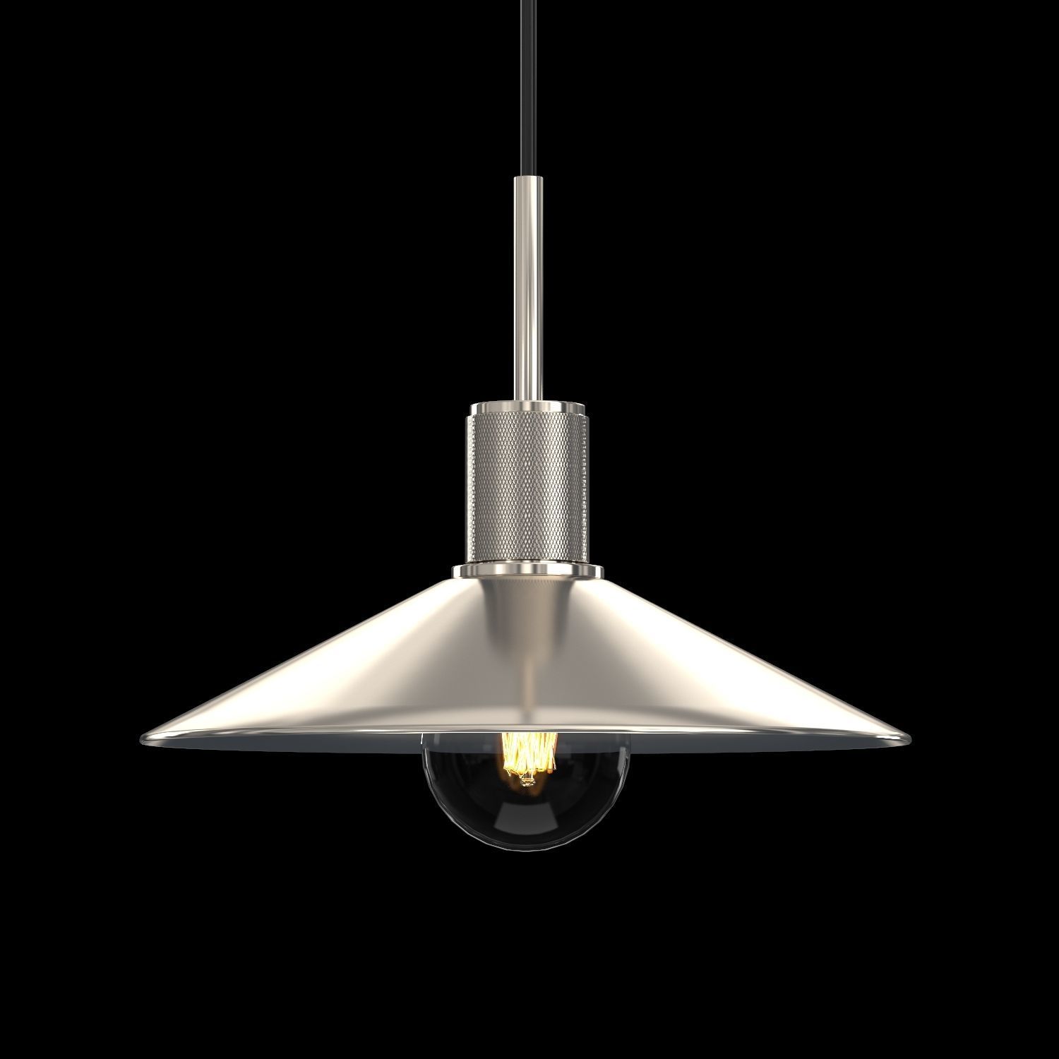 UTILITAIRE SLOPE METAL SHADE PENDANT 3D model_4