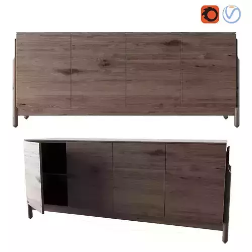 Ash Set-Sideboard 3D model