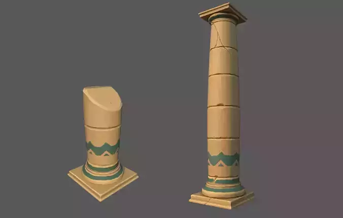 Stylized Sand Pillar