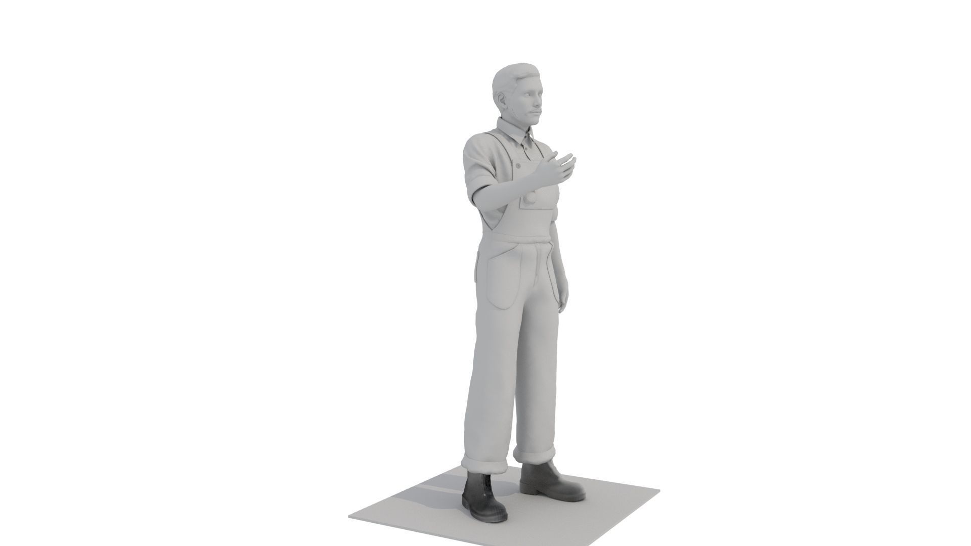 1860s era USA Steam Boat-Ship Engineers Models N-Other Scales 3D print model_9