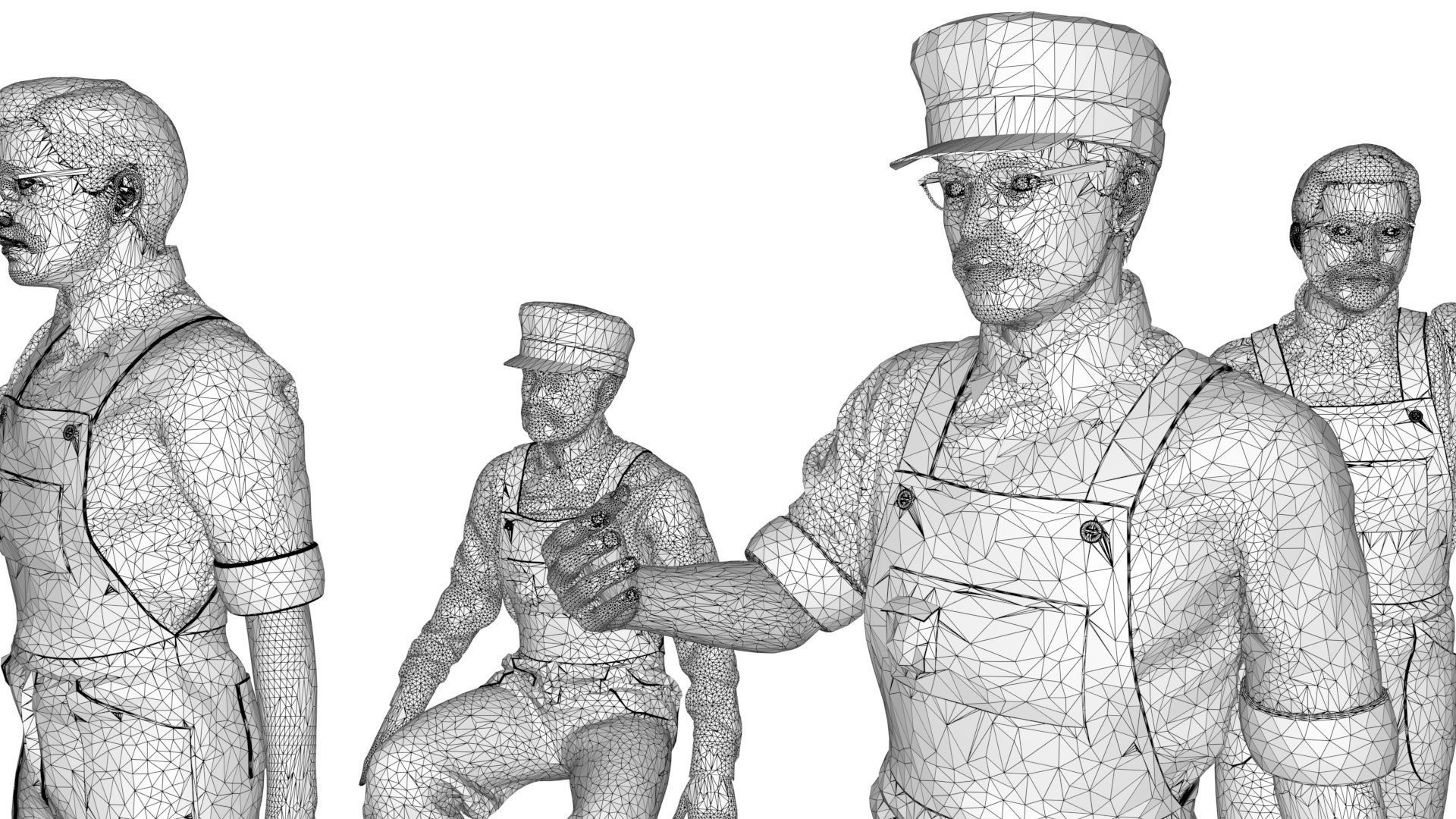 1860s era USA Steam Boat-Ship Engineers Models N-Other Scales 3D print model_1