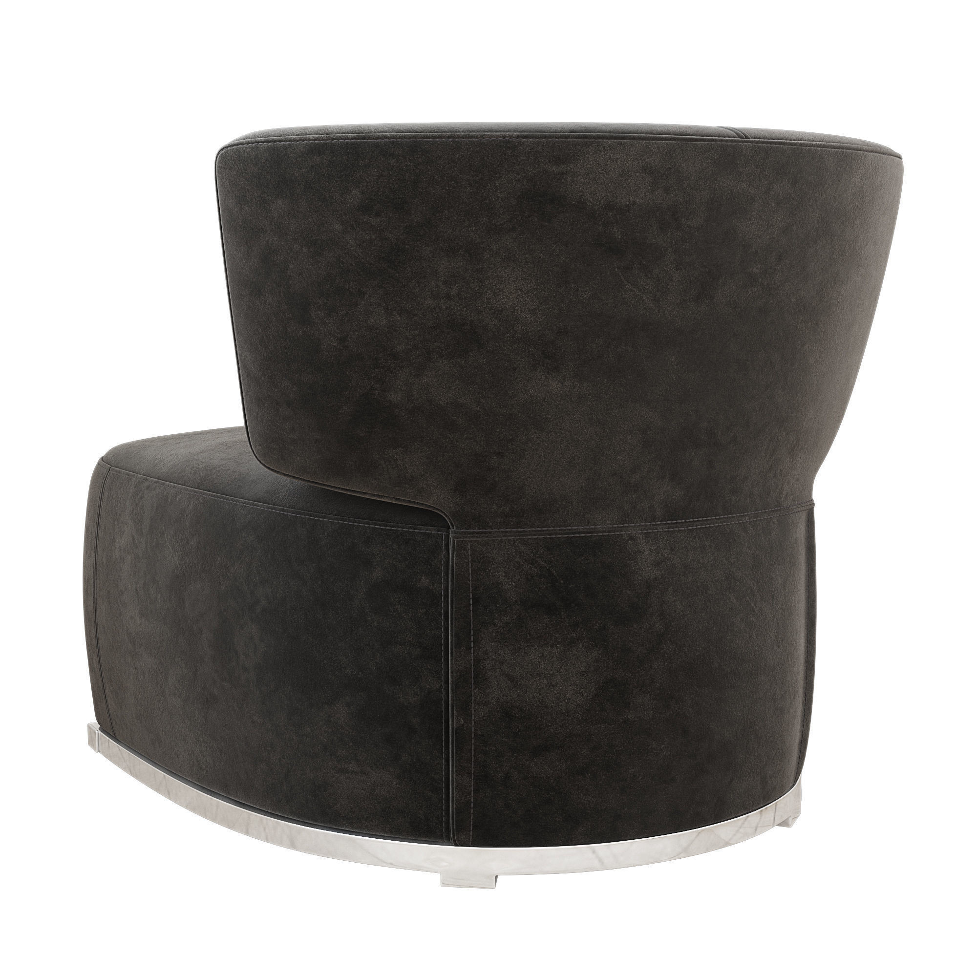 Amoenus Armchair Low-poly 3D model_6