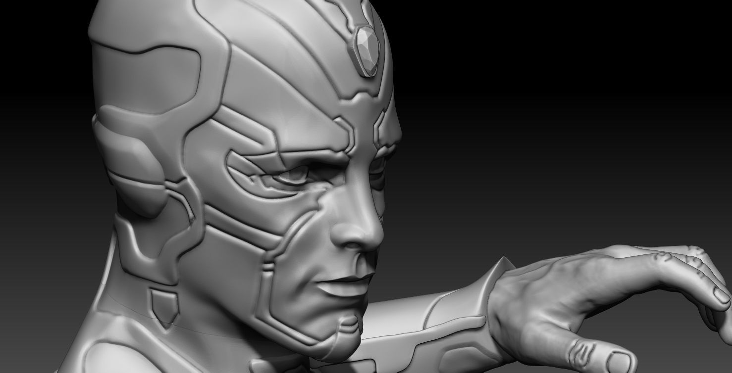 Vision Avengers Infinity War 3D print model_2