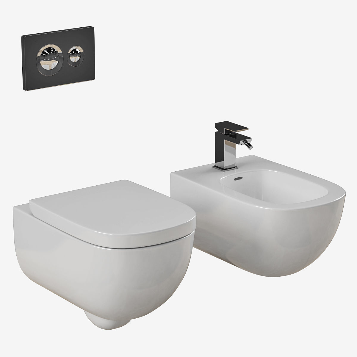 Laufen PALOMBA bidet toilet Part 1 3D model_0