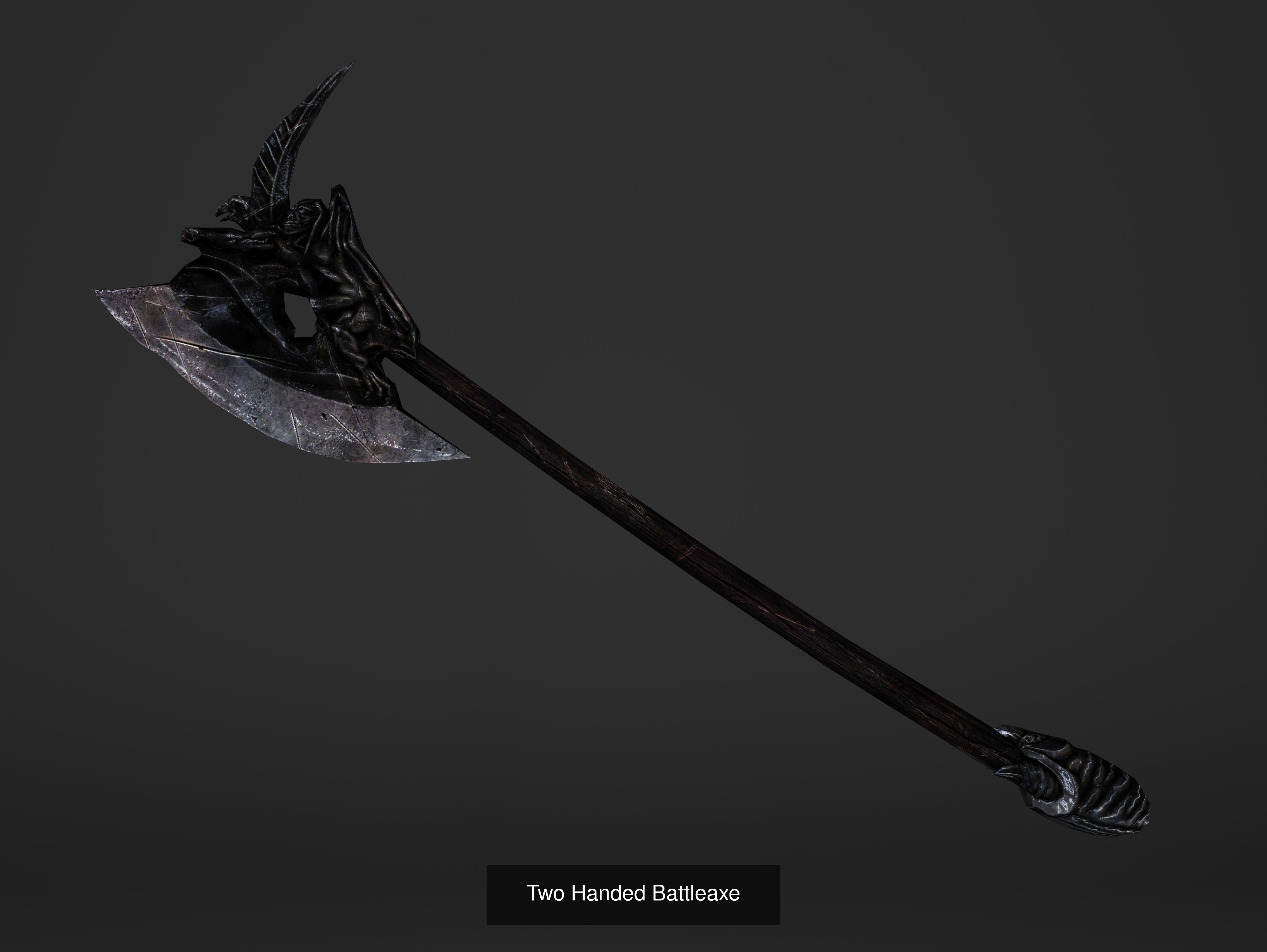 Fantasy Magical Weapons 3D Model Collection_14